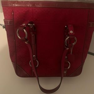 Red Coach purse